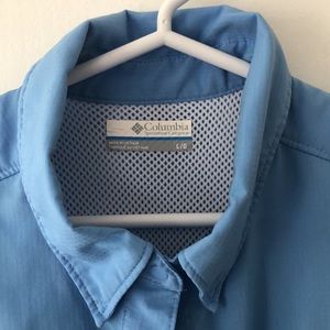 PFG Columbia Collared Tank Top size L